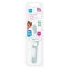 MAM Massaging Brush with Soft Silicone Bristles, Used to Babies Daily Teeth Cleaning, Baby Toothbrush to Relieve Teething Pain, from 3+ Months, Turquoise view 2