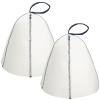 LALAFINA 2pcs Thickened Felt Sauna Hat for Heat Insulation Breathable Design for Sauna Use for Women Beauty Salon Sessions view 1