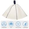 LALAFINA 2pcs Thickened Felt Sauna Hat for Heat Insulation Breathable Design for Sauna Use for Women Beauty Salon Sessions view 4