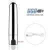 10 Frequency Personal Bullet Tool Massage Rod for Body Muscle Neck Back Relax Waterproof Bullet Rod Powerful Mini Stick Soft Toys for Women Pleasure, Travel Size (Silver2) view 3
