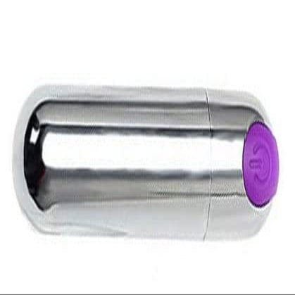 10 Speeds Personal Travel Bullet Handheld Small Bullet Massage Rod Waterproof Pocket Bullet Powerful Mini Stick Toys for Women Female Self Pleasure (Silver1)