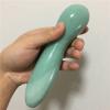 1pcs Natural Dongling Jade Spiral Crystal Wand Hand Carved Crystal Gem Yoni Massage Wand Healing Wand,18cm Dongling Jade view 2