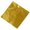 ZEELYDE Cute 100pcs Sweets Package Foil Paper Lolly Foil Wrappers (Gold) view 1