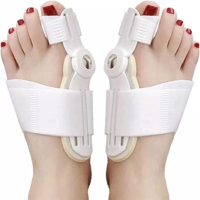 2Pcs Bunion Corrector for Women & Men Big Toe Relief, Adjustable Splint Pads, Orthopedic Straightener, Separator, Hallux Valgus Day/Night Supports, Bunion Corrector for Big Toe