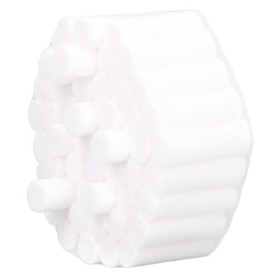 100Pcs Nosebleed Stoppers for Children, Natural Absorbent Cotton Rolls Quick Nose Nasal Bleed Plugs Dental Cotton Gauze Rolls Stops Nosebleeds Fast for Nosebleeds