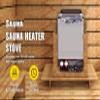 UIGJIOG Mini Type SPA Sauna Bath Heater Stove Sauna Heater 2-4.5KW Dry Steam Bath Stove for Family And Small Club Internal Control Electric Sauna Stove for Sauna Room Home Hotel,2KW view 2