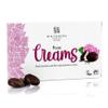 Dark Chocolate Rose Fondant Creams 150g | Floral Cream Chocolates | Rose Flavour Centre | 55% Cocoa Dark Chocolate | Luxury Gift Chocolates | Whitakers Chocolates view 1