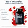 NFO Omega 3 Krill Oil  60 Capsules | Krill Oil with Astaxanthin | Phospholipid Omega 3 | High Absorption view 2