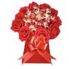 Lindor Hamper Bouquet Chocolate Red Strawberry White Milk Dark Orange Blue Gold Pink Cadbury Sweets Candy Him Her Black Ferrero Rochr Luxury (Medium) view 1