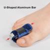 1Pcs Toe Splint Straightener For Hammer Toe Corrector Crooked Toe Claw Toe Stabilizer Support Brace Wrap Pain Relief,Blue Left,S view 3
