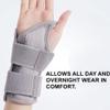 1PCS Carpal Tunnel Wrist Support Brace With Splints Wristband Hand Wrist Strap Wrap Band Protector Artritis Pain Relief,Black Left,L view 2