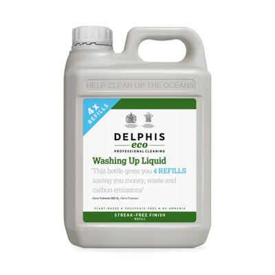 Delphis Eco Washing Up Liquid 2L Refill | Natural Washing Up Liquid | Eco Friendly Washing Up Liquid Bulk Buy | 2 Litre refill