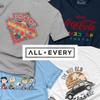 All+Every Coca Cola Rainbow Multi Bottles Men's T-Shirt view 4
