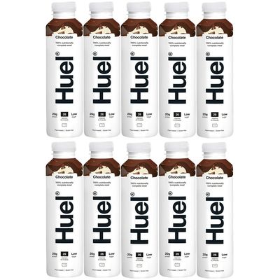 10 x 500ml Vegan Chocolate Drink Natural Shake Meal Vitamins Minerals Low Sugar Protein
