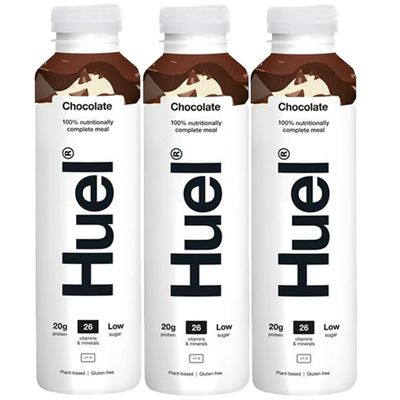 3 x 500ml Vegan Chocolate Fruit Drink Natural Smoothie Meal Vitamins Minerals Low Sugar Protein Juice