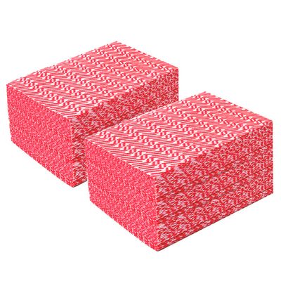 JEBBLAS Reusable Handi Wipes Disposable Cleaning Towels Dish Towels and Dish Cloths Reusable Towels,Handy Cleaning Wipes, 100 Count/Pack,Red
