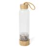 Natural Crystal Water Bottle Quartz Crystal Healing Point Reiki Elixir Energy Gemstone Infused Water Bottle Gravel Stone Cup Makes Liquids Taste Better (Color : Tea Crystal) view 1