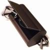 Double Glasses Case Aluminum Hard Shell Faux Leather for Men, Women | for Reading Glasses and Sunglasses etc., Leather, Large view 3