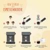 COFFEEZA Classico Ground Coffee | Fine Grind (Espresso & Moka Pots) | 100% Arabica Premium Grade, Medium Roasted Ground Coffee - 250Gm, Bag view 4