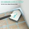 3-In-1 Shower Cleaning Brush with 51'' Long Handle, Fixable Bathroom Cleaning Brush, Long Handled Scrubbing Brush for Bathroom Tile, Adjustable Bathroom Cleaning Products by MAYKI view 4