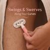 Carmesi Body Razor Swing | Swings & Swerves Along Your Curves | Moisture Ribbon With Aloe Vera & Vit E, 2-Way Pivot, Unique Diamond-Textured Handle | Pink Passion | 1 Razor view 2