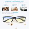 MODFANS (Blue Light Blocking) Reading Glasses Women/Men,4 Pairs Oversized Reading Glasses (Anti-Blue Light) with Glasses Pouch view 4