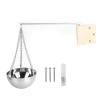 Cyrank Sauna Oil Cup, Stainless Steel Sauna Bowl Essential Oil Holder for Sauna and Spa Room Accessories view 1
