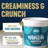 ManiLife Original Roast Crunchy Peanut Butter, 900g Tub - Small Batch Vegan Peanut Butter Made from Single Origin Grade-A Argentine Peanuts - No Palm Oil, No Added Sugar, No GMOs view 2