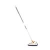 360 Degree Rotatable Adjustable Triangle Cleaning Mop, Telescopic Spin Home Mop, Stainless Steel Handle Cleaning Mop with Automatic Water Squeezing Function (White) view 1