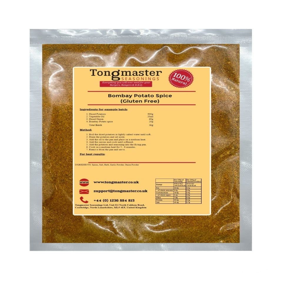 Bombay Potato Spice - Gluten Free - 100g