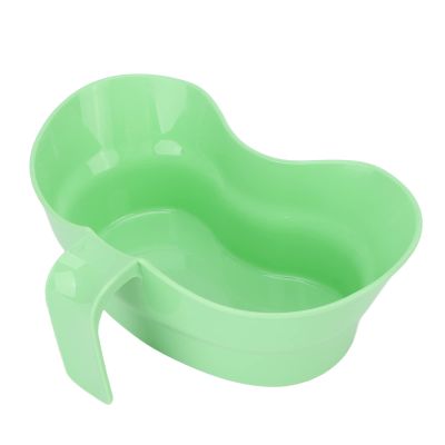 Vomit Bowls, Reusable Vomit Basin Cup Kidney Shaped Solid Plastic Emesis Basin for Elderly Bedridden Patient, Patient Vomit Cup Tray with Handle Thick Heat Resistance Plastic