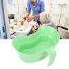 Vomit Bowls, Reusable Vomit Basin Cup Kidney Shaped Solid Plastic Emesis Basin for Elderly Bedridden Patient, Patient Vomit Cup Tray with Handle Thick Heat Resistance Plastic view 2