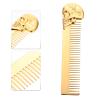 Beaupretty 3pcs Household Hair Comb Zinc Alloy Comb for Men Pocket Comfortable Grip for Daily Hairdressing Accessory view 2