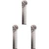 Beaupretty 3pcs Household Hair Comb Zinc Alloy Comb for Men Pocket Hairdressing Accessory for Daily Use view 1