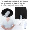 oiakus Reusable Urine Leg Bags Male, Wearable Urine Bag Incontinence Underwear Pants, Silicone Urine Funnel Pee Holder Collector with Catheter For Old Men Elderly view 3
