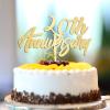20th Anniversary Cake Topper Personalized 20th Anniversary Cake Topper Gold Beach 20 Anniversary Cake Decorations Wedding Gifts For Boyfriend/Girlfriend 6inch view 4
