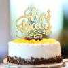 Hey Baby Cake Toppers Baby Baptism Cake Topper Personalized Mama To Be Decorations Baby Baptism Gifts For New Mom Gold view 4