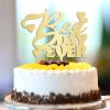 Best Day Ever Cake Topper Mr And Mrs Rustic Wedding Engagement Cake Toppers Customize Silhouette Romantic Bride & Groom Cake Toppers For Wedding Engagement Cake Decorations Wedding Gifts Gold 6inch view 4