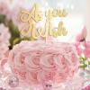 As You Wish Cake Topper Personalized Wedding Mr & Mrs Cake Toppers Silhouette Customize Elegant Bride & Groom Cake Toppers For Wedding Bridal Shower Party Decorations Bridal Shower Gifts Gold 6inch view 3