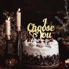 I Choose You Cake Topper Personalized Mr & Mrs Wedding Cake Toppers Silhouette Customize Retro Bride & Groom Cake Topper For Engagement Bride to Be Party Decorations Wedding Gifts Gold 6inch view 2