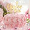 I Choose You Cake Topper Personalized Mr & Mrs Wedding Cake Toppers Silhouette Customize Retro Bride & Groom Cake Topper For Engagement Bride to Be Party Decorations Wedding Gifts Gold 6inch view 3