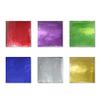 Pack of 600 6 Colours Chocolate Packaging Decoration Aluminium Foil Paper Gift Wrapper Square Candy Lollipop Paper Food Tin Foil Packaging (9 x 9 cm (3.5 x 3.5 inches) view 1