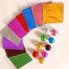Pack of 600 6 Colours Chocolate Packaging Decoration Aluminium Foil Paper Gift Wrapper Square Candy Lollipop Paper Food Tin Foil Packaging (9 x 9 cm (3.5 x 3.5 inches) view 2