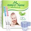 Ovulation & Pregnancy Test Strips Kit: Easy@Home 40 Ovulation Strips and 10 Pregnancy Tests Accurate Fertility Tracker OPK Powered by Premom Ovulation APP | 40LH + 10HCG + 50 Urine Cups view 1