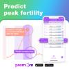Ovulation & Pregnancy Test Strips Kit: Easy@Home 40 Ovulation Strips and 10 Pregnancy Tests Accurate Fertility Tracker OPK Powered by Premom Ovulation APP | 40LH + 10HCG + 50 Urine Cups view 2