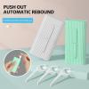 Flosses Pick Dispenser - VALINK Automatic Portable Storage Box for Home Travel Hotel view 2