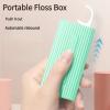 Flosses Pick Dispenser - VALINK Automatic Portable Storage Box for Home Travel Hotel view 3