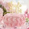 Bride To Be Wedding Engagement Cake Toppers Gold Bride To Be Funny Wedding Engagement Cake Decorations Customize Wedding Engagement Cake Topper Bachelorette Gifts 6inch view 3