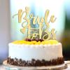 Bride To Be Wedding Engagement Cake Toppers Gold Bride To Be Funny Wedding Engagement Cake Decorations Customize Wedding Engagement Cake Topper Bachelorette Gifts 6inch view 4