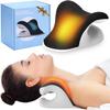 Liipoo Heated Neck Stretcher with Magnetic Therapy Pillowcase, Neck and Shoulder Relaxer Chiropractic Pillows, Cervical Traction Device for Relieve TMJ Headache Muscle Tension Spine Alignment view 1
